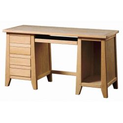 Table Rustika study with 1 chest of drawers, hollow and tray