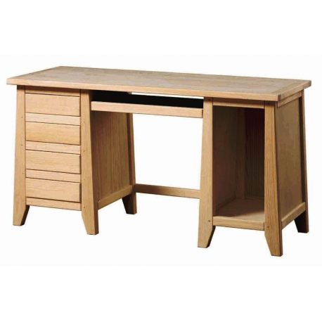 Table Rustika study with 1 chest of drawers, hollow and tray