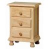 Bedside table 3 drawers