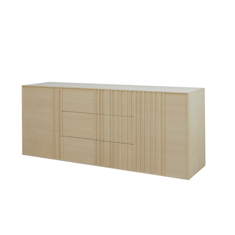 APARADOR OAKU 2 P. 3 CAJ. (180 CM.)-SALÓN-Muebles Rústicos Lara