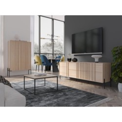 APARADOR OAKU 1 P. 3 CAJ. (150 CM.) - Muebles Rústicos de Calidad |...