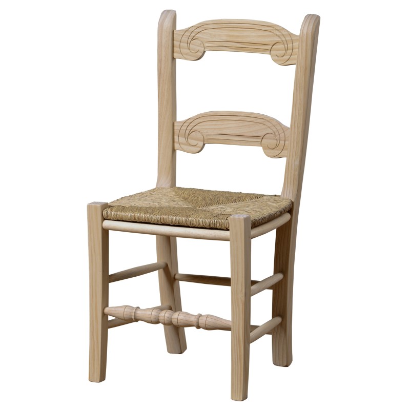 SILLA CARACOLA ASIENTO ANEA-SALÓN-Muebles Rústicos Lara