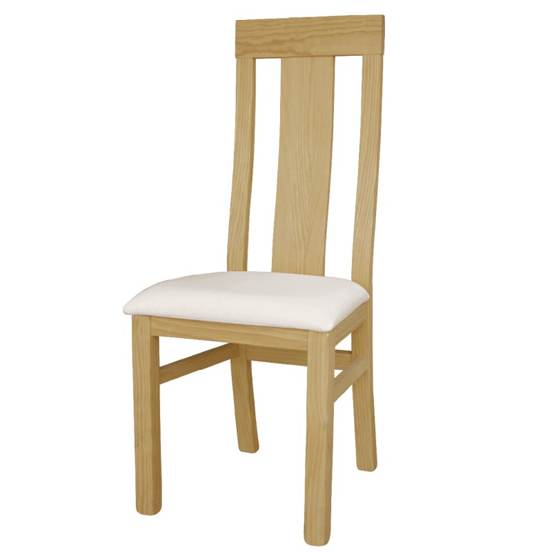 SILLA GRECIA ASIENTO PRETAPIZADO-SALÓN-Muebles Rústicos Lara