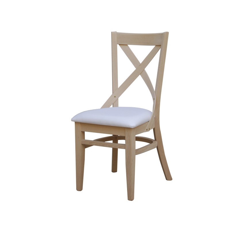 SILLA PRINCESA ASIENTO PRETAPIZADO-SALÓN-Muebles Rústicos Lara