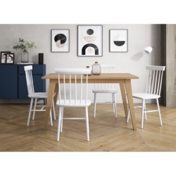 SILLA BASTONE ASIENTO MADERA - Muebles Rústicos de Calidad | Rustic...