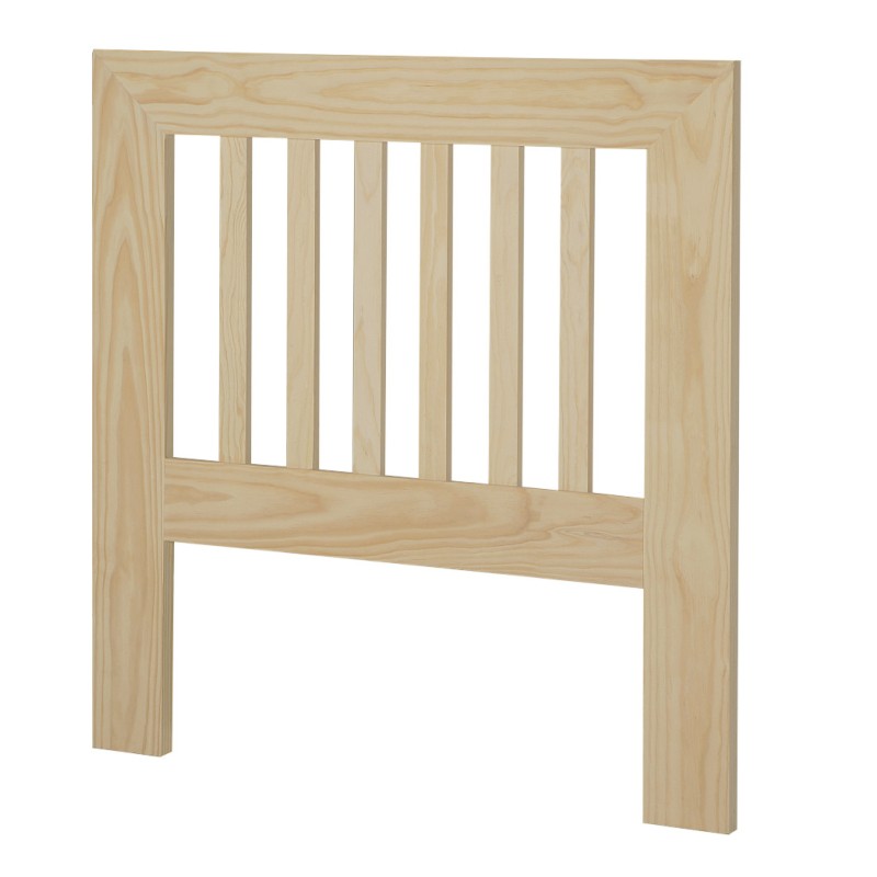 CABECERO JUVENIL 105 CM. PALITOS VERTICALES-DORMITORIO-Muebles Rústicos Lara