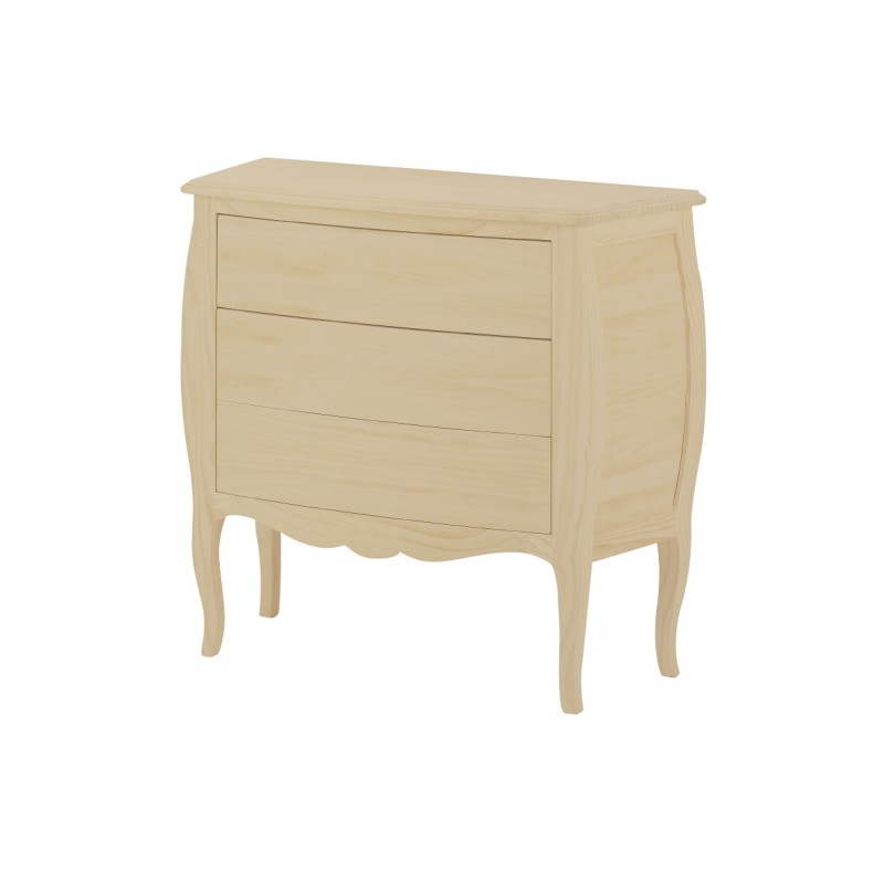 CONSOLA DUQUESA 3 CAJ. (88 CM.) -FORMA--HALL-Muebles Rústicos Lara