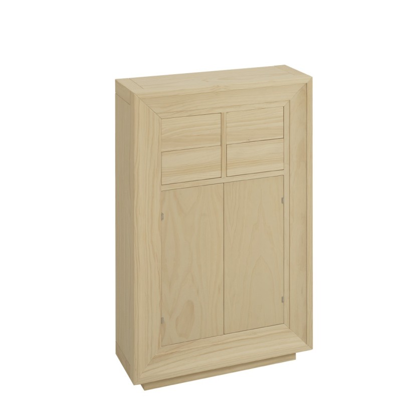 CONSOLA GENOVA 2 P. 4 CAJ. (60 CM.)-HALL-Muebles Rústicos Lara