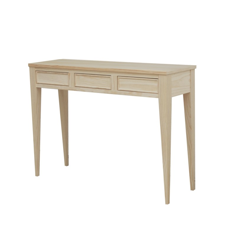 CONSOLA VENUS 3 CAJ. (110 CM.)-HALL-Muebles Rústicos Lara