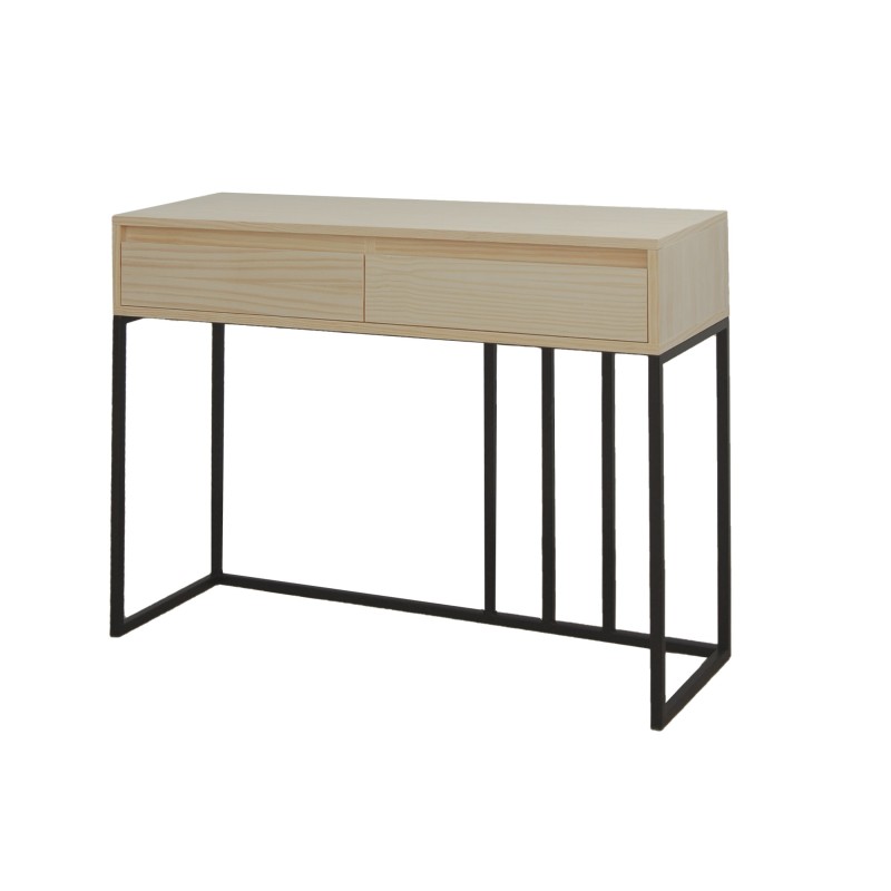 CONSOLA NOA 2 CAJ. (110 CM.)-HALL-Muebles Rústicos Lara