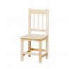 Sedia 3 bastoni di legno sedile verticale