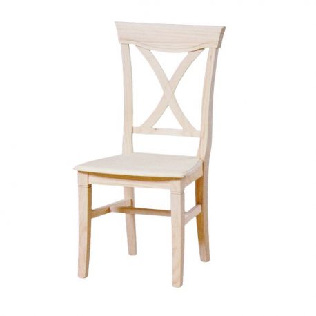 Stuhl Sitz Holz Kreuz