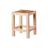 Low smooth seat stool anea pine