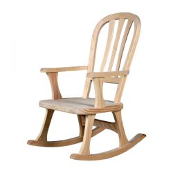 Italian rocking chair seat wood
