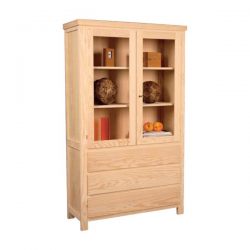 Straight showcase low 2-door Cabinet and 3 drawers