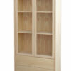 VITRINA CANADA 2P. CRIST. 2 CAJ. (95 CM.)