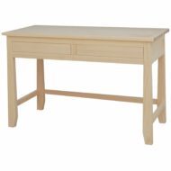 MESA ESTUDIO RÚSTIKA 2 CAJONES (120X57X77 CM.)