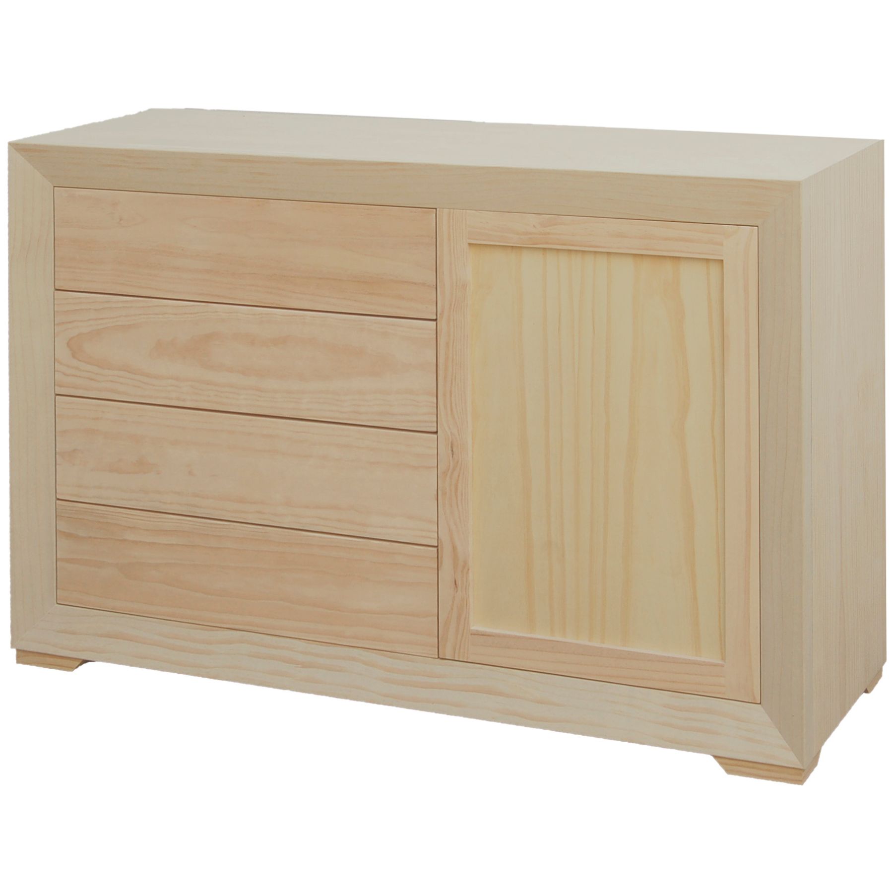 APARADOR MONACO 1 P. 4 CAJ. (150 CM.)