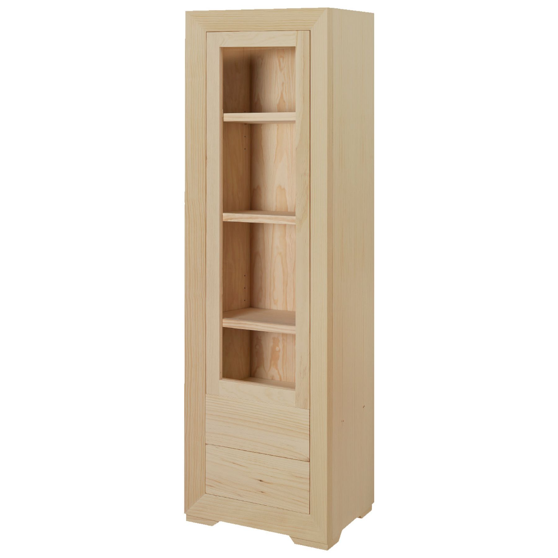 VITRINA MONACO ALTA 1P. DER. 2CAJ. (60 CM.)